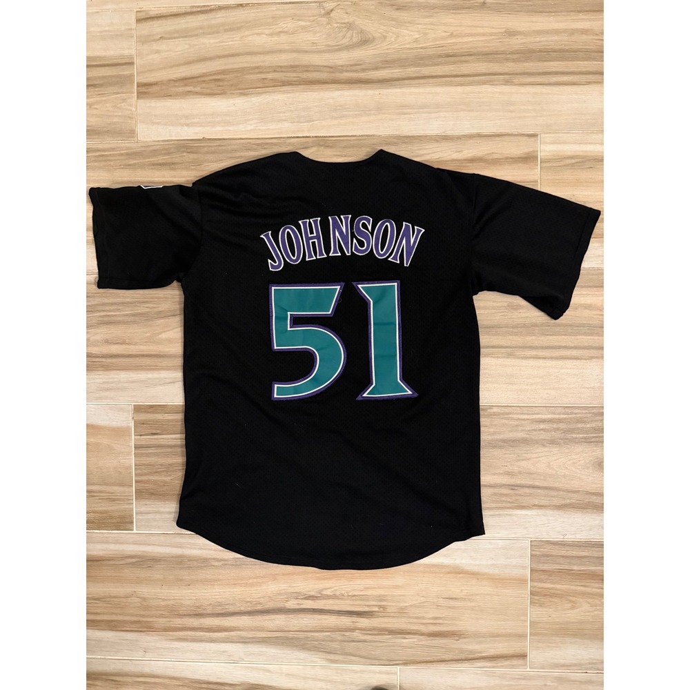 Mitchell & Ness Arizona Diamondbacks Randy Johnson 51 Jersey Black Mens 40